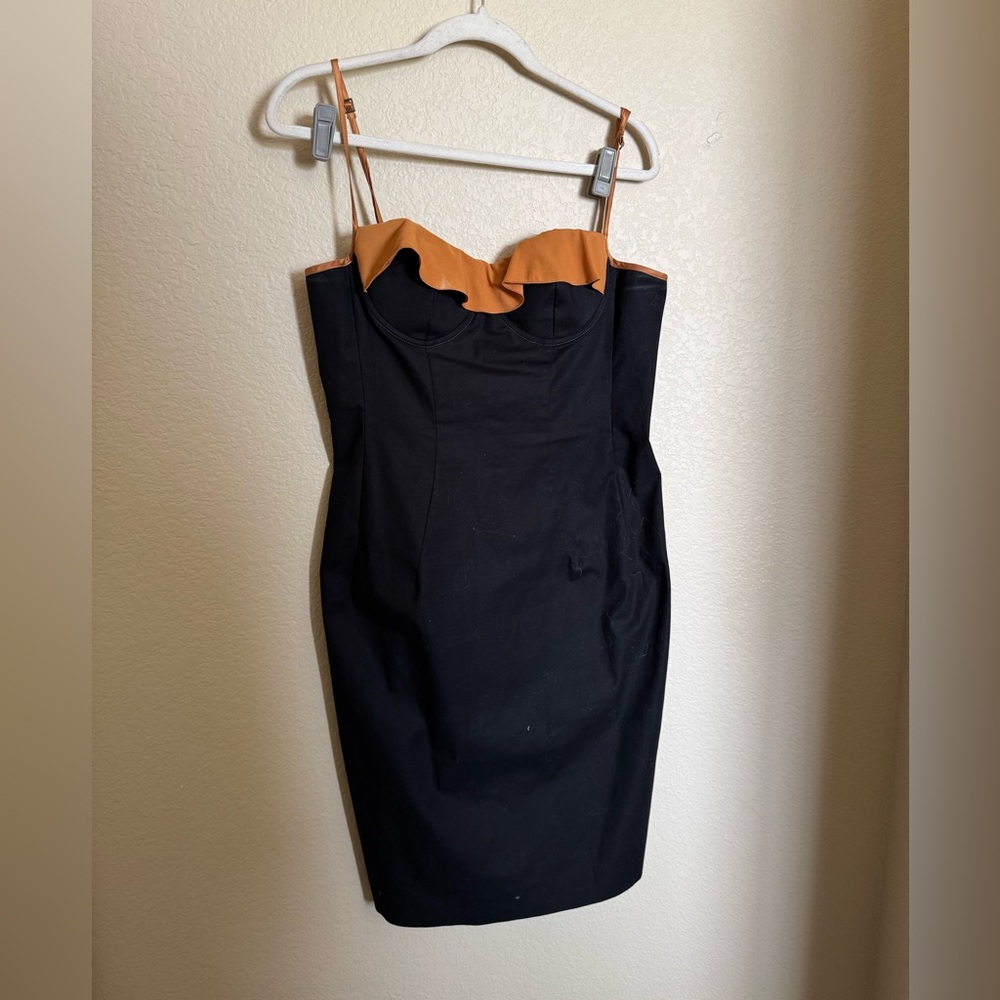Vintage‎ Y2K Just Cavalli Bandage Mini Dress Sz 46 EU in black